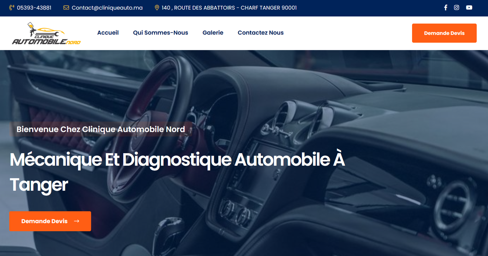 Application CRM Clinique Auto